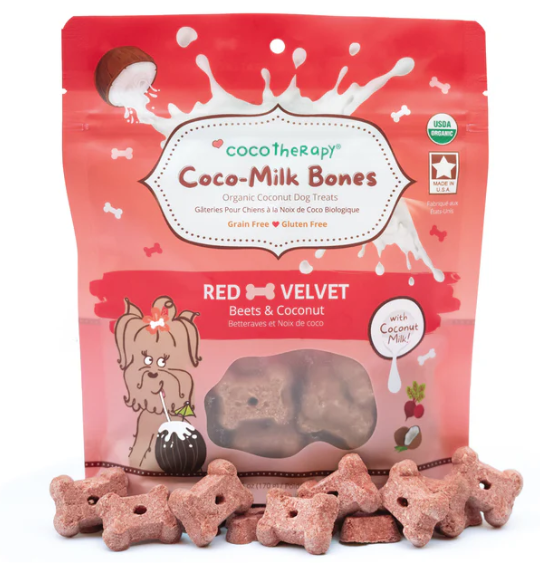 CocoTherapy - Coco-Milk Bones - Red Velvet - 6 oz (Apr Expiry)