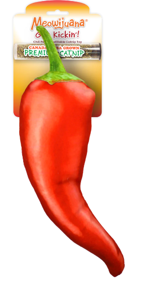 Meowijuana - Catnip - Toy - Kicker - "Get Kickin'" Toy - Chili Pepper
