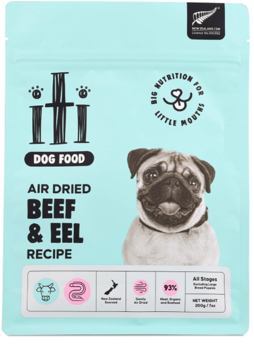 iTi - Dog - Air-Dried - Beef & Eel - Pouches - 200g - Individuals