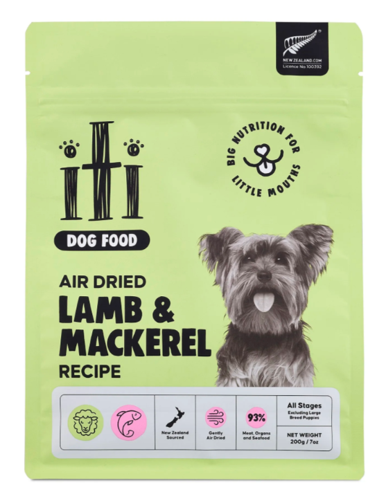 iTi - Dog - Air-Dried - Lamb & Mackerel - Pouches - 200g - Individuals