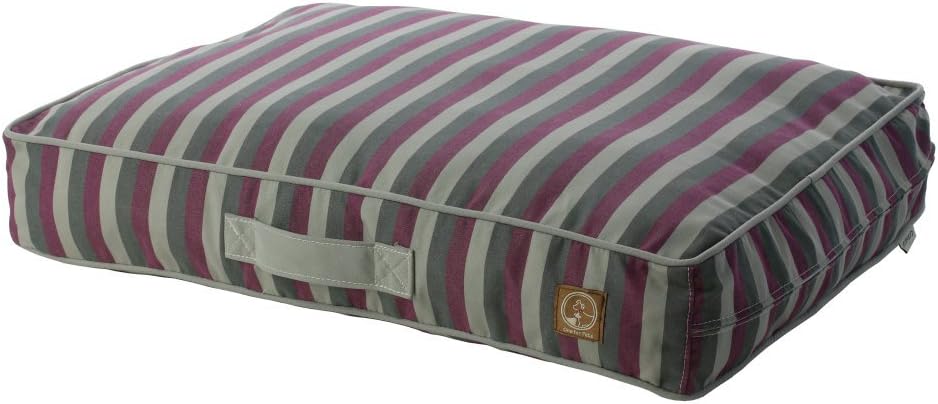 ONE FOR PETS - Dog - Siesta Pillow Bed - Purple Stripe - Small