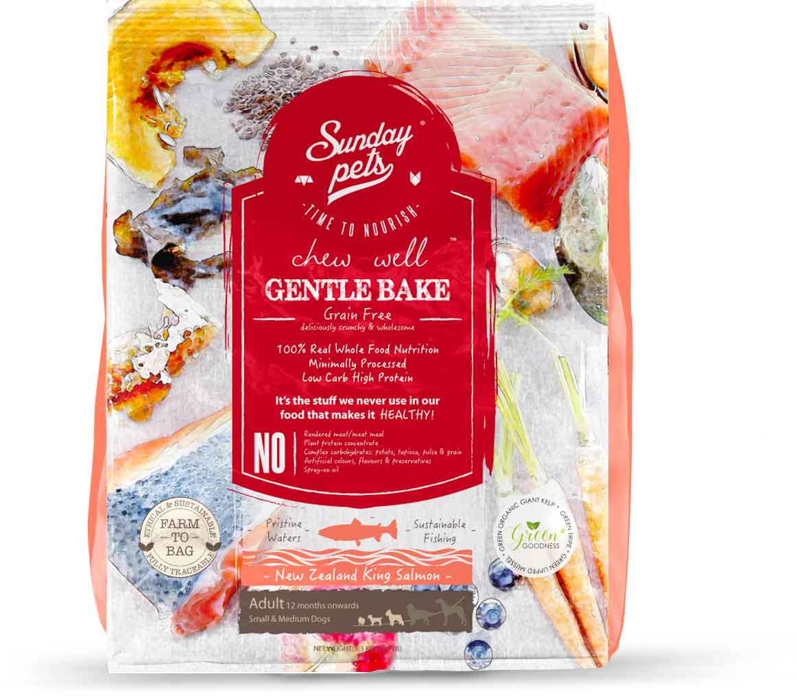 Sunday Pets - Dog - Gently Baked - GF - Salmon With Tripe - 1.3kg