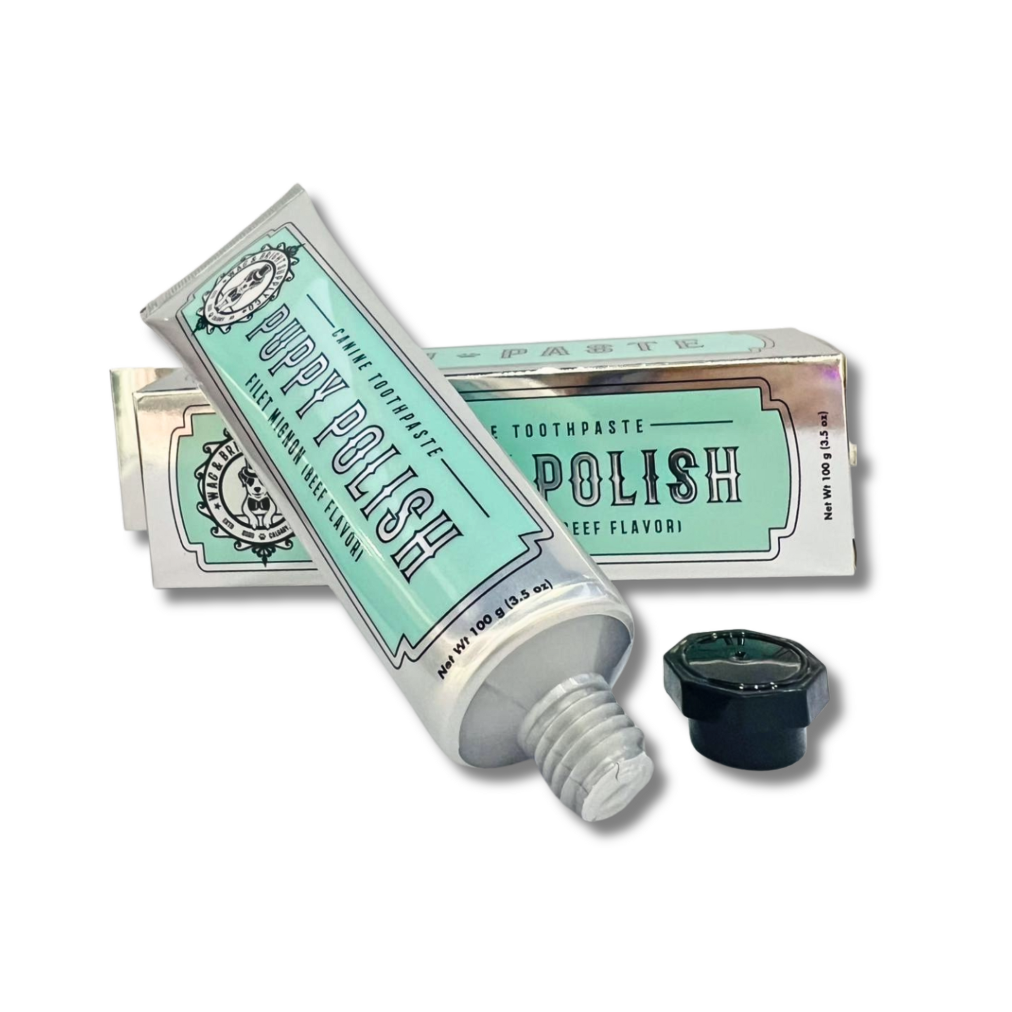 Wag & Bright- Puppy Polish - Natural Canine Toothpaste - Filet Mignon