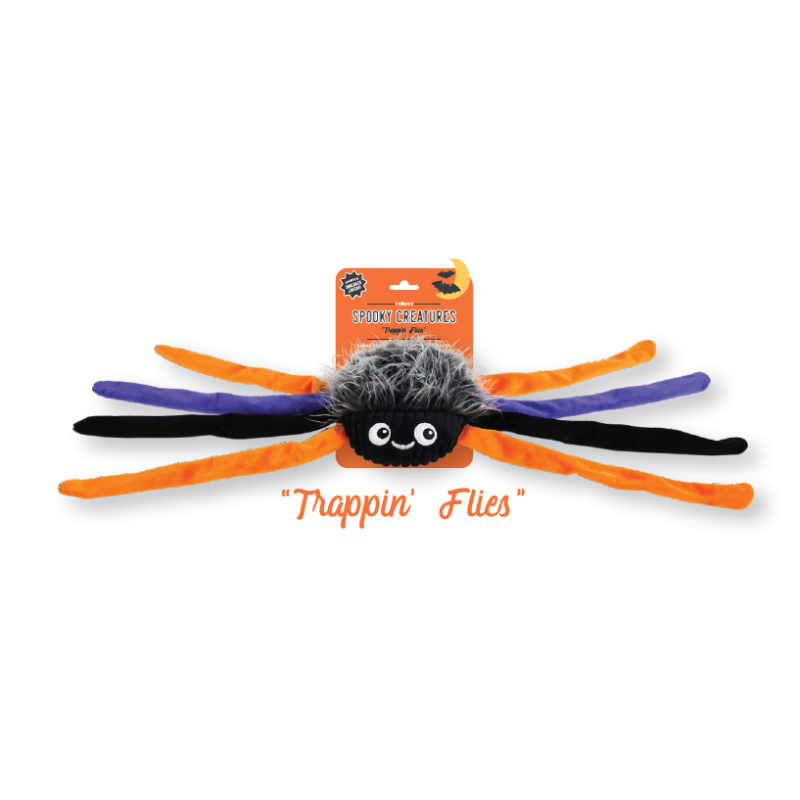 Fringe Studio - Dog - Toy - Halloween - Plush - Large Dog - Trappin Flies