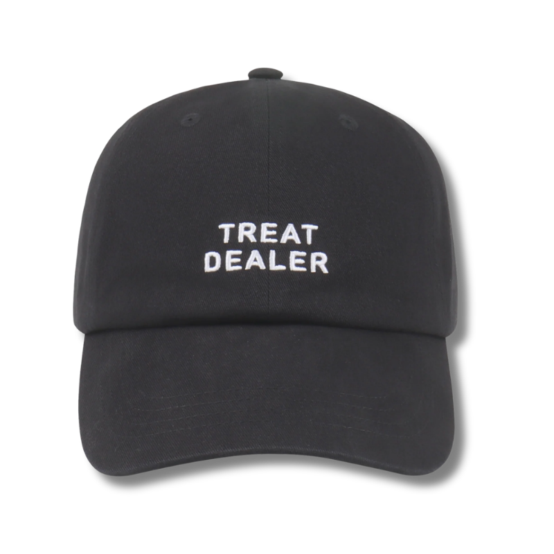 HatPhile - Baseball Cap - Treat Dealer - Black