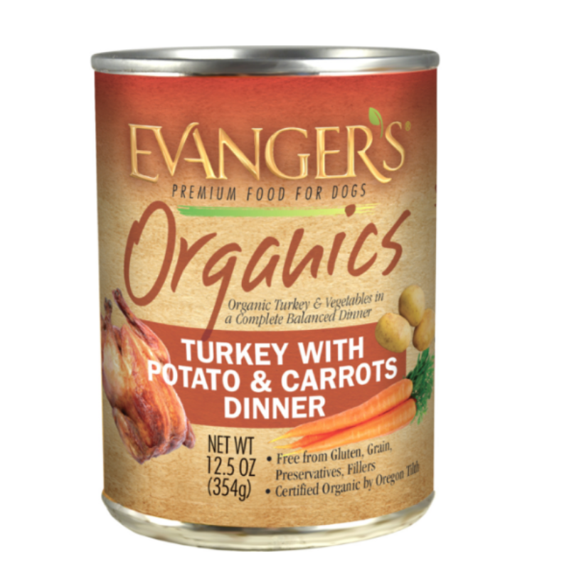 Evangers - Dog - Organic - Turkey with Potato & Carrot - 13oz