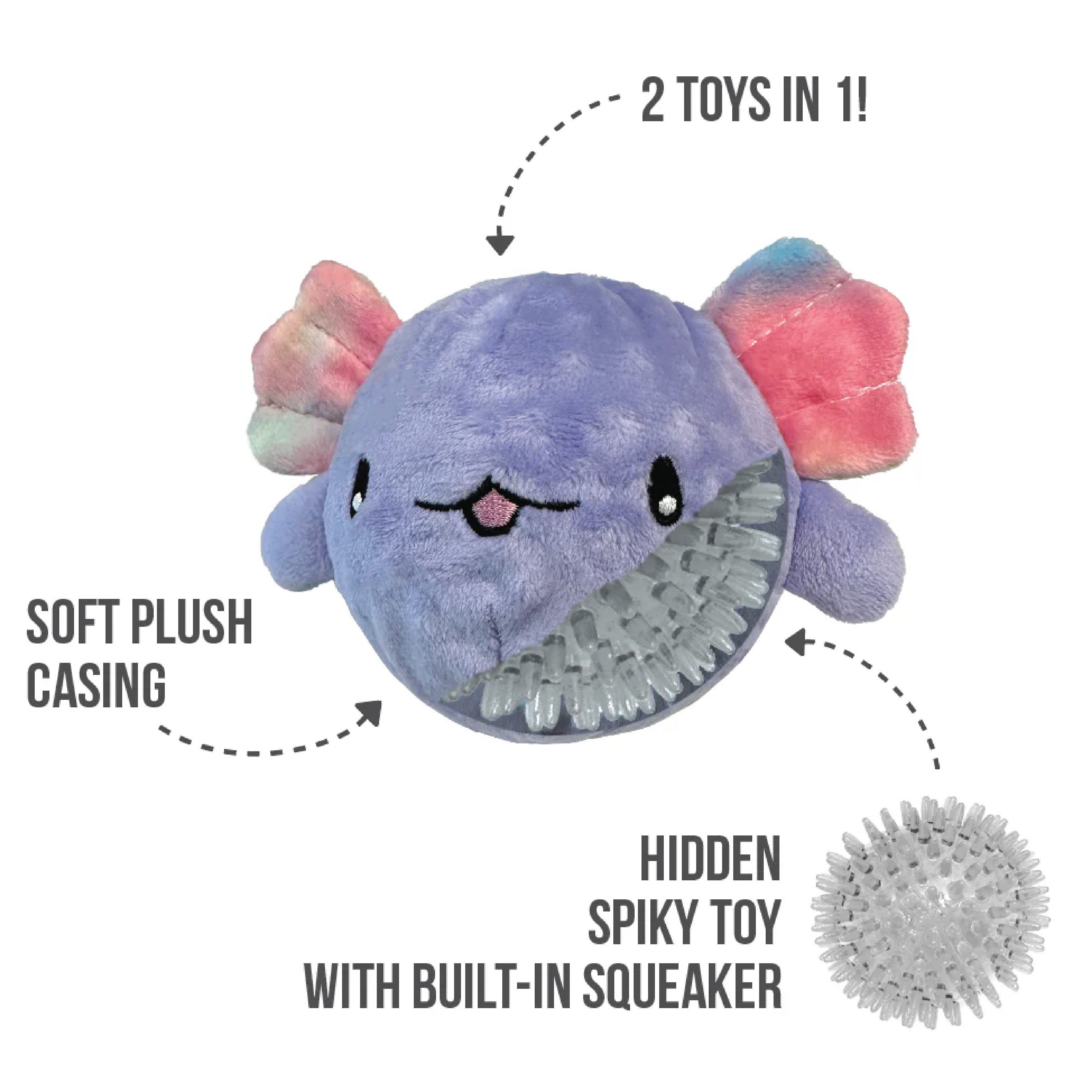 FoufouBRANDS - Fuzzy Wuzzy - Spiker - Axolotl