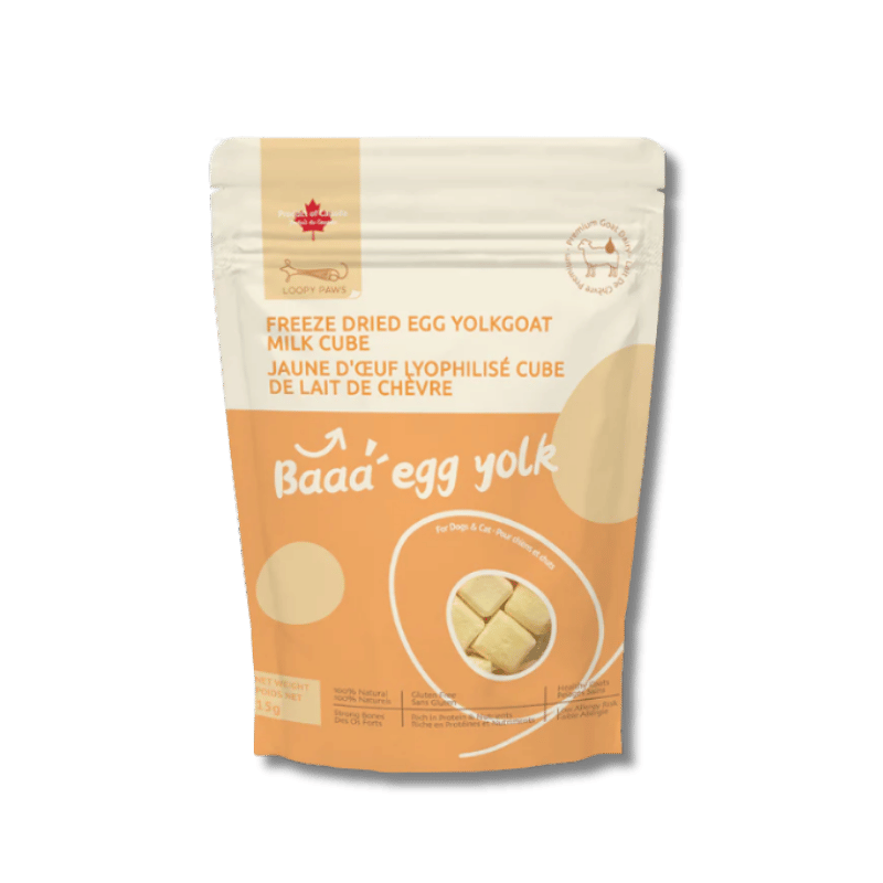 Loopy Paws - Treats - Freeze-Dried - Goat Milk Cube - Baaa Egg Yolk - 15g