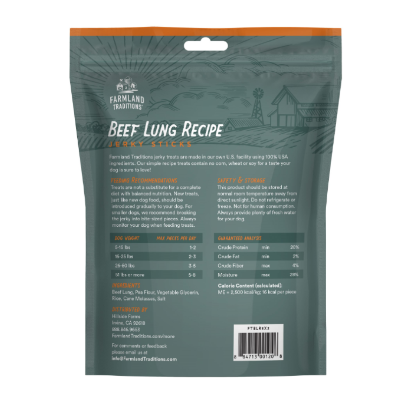 Farmland Traditions - Treats - Simple Snacks - Beef Lung - 8.2 oz