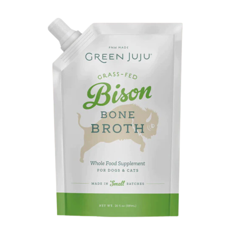 Green Juju - Frozen - Bone Broth - Bison - 20z