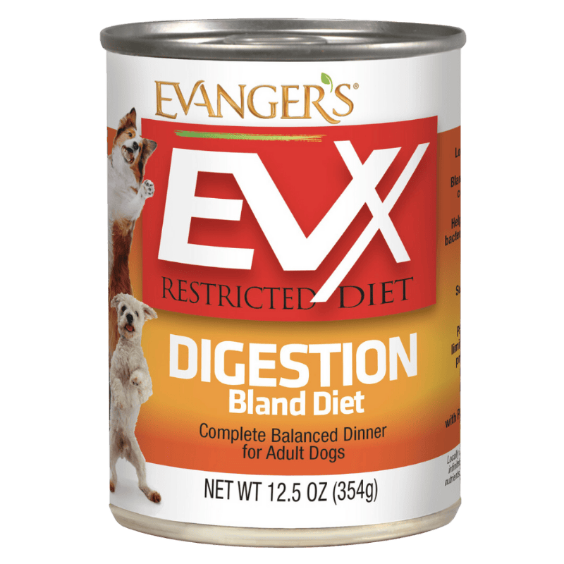 Evangers - Dog - EVX Restricted Diet - Digestion Bland Diet - 12.5 oz - Case of 12
