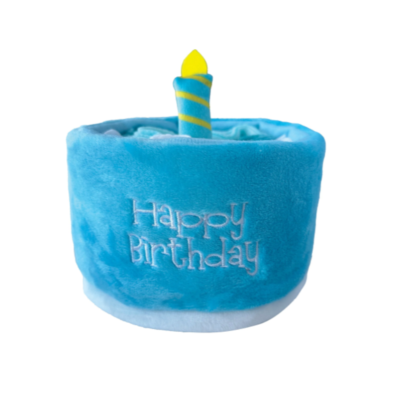 FoufouBRANDS - Snuffle - Hide'n Seek - Birthday Cake - Blue