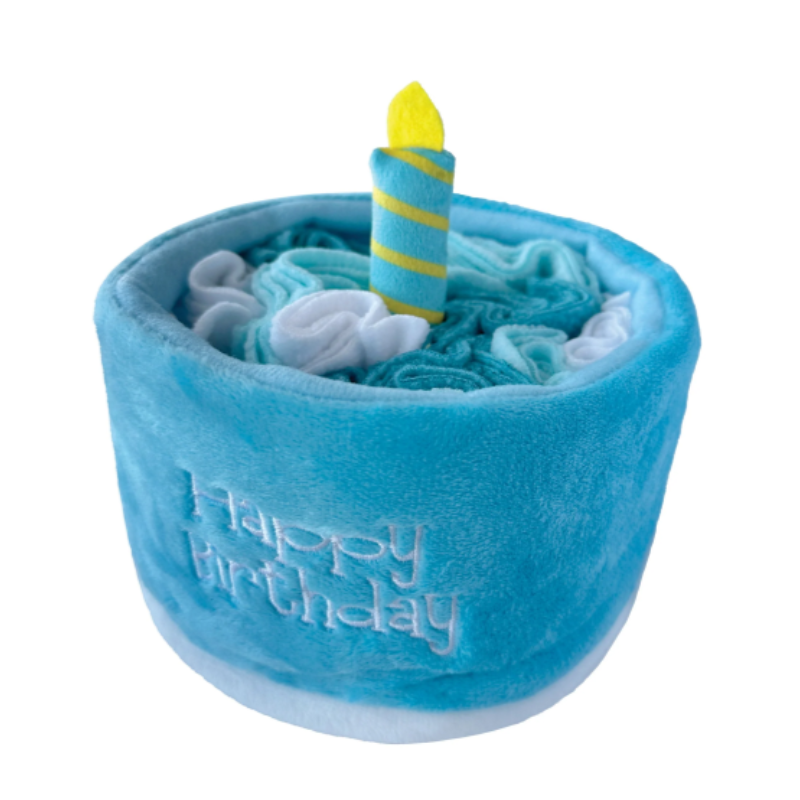 FoufouBRANDS - Snuffle - Hide'n Seek - Birthday Cake - Blue