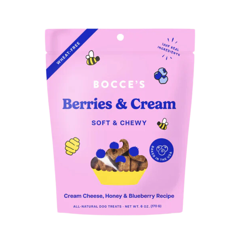 Bocce's Bakery - Soft & Chewy - Berries & Cream - 6oz