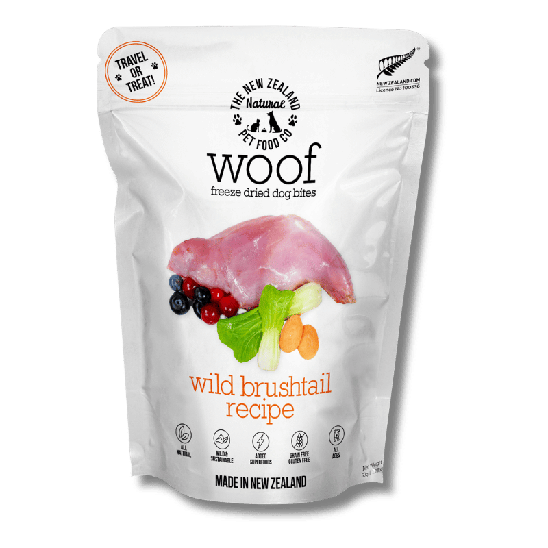 NZ Natural Pet Food Co - Freeze Dried - Treats - Woof - Wild Brushtail 50g