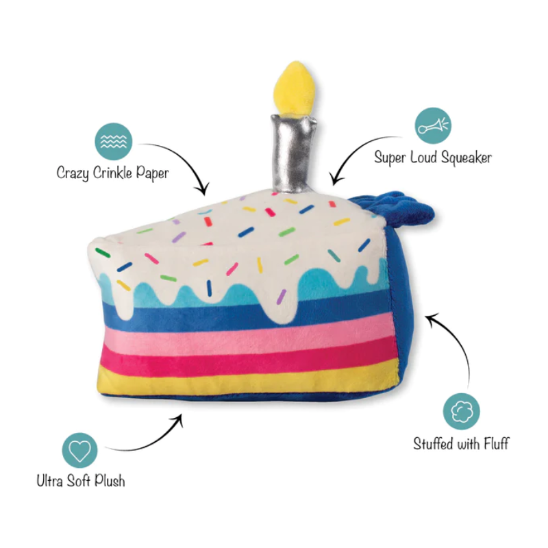 Fringe Studio - Dog - Toy - Birthday - Plush - Cake It Easy
