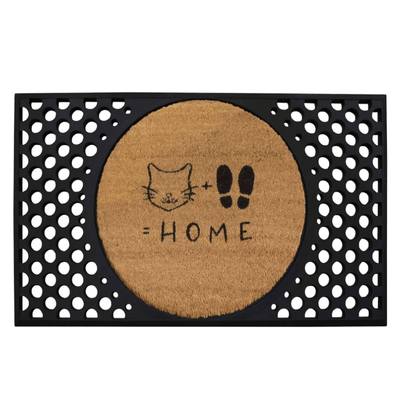 4 Cats & Dogs - Convertible Mat - Cat + Feet = Home (Frame Included)