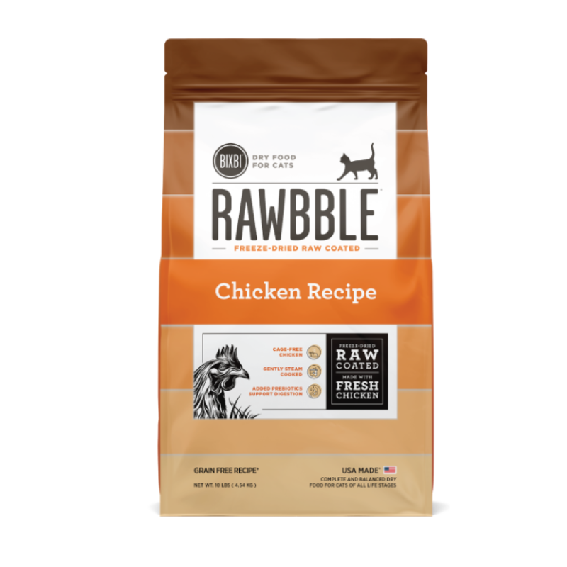 BIXBI - Cat - Dry - Rawbble - Chicken - 3lb