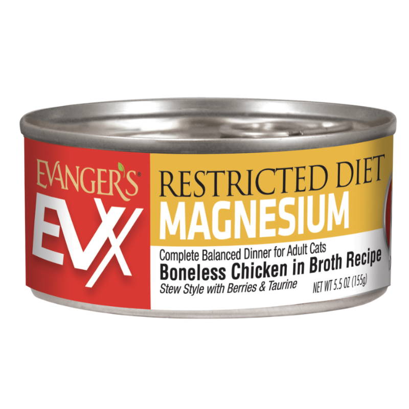 Evangers - Cat - EVX Restricted Diet -Urinary Tract Boneless Chicken for Cats - 5.5oz Case of 24