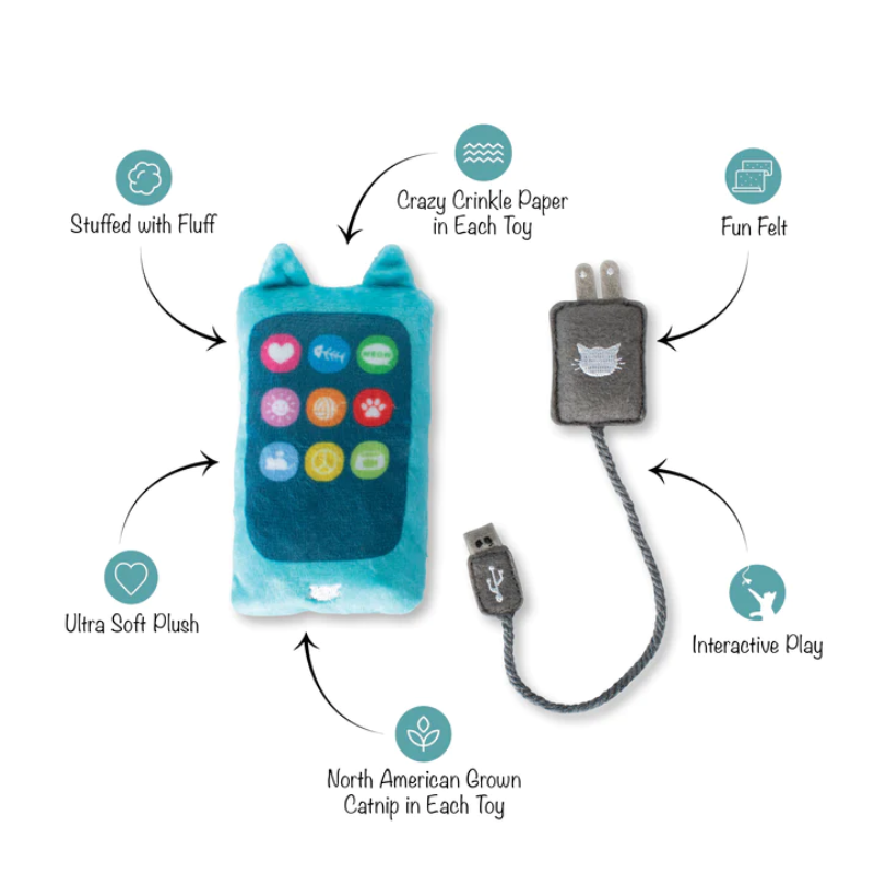 Fringe Studio - Cat - Toy - Catnip - Mini - Charged Up - 2pc