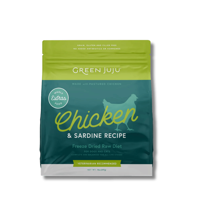 Green Juju - Freeze-Dried - Chicken & Sardine - 14oz