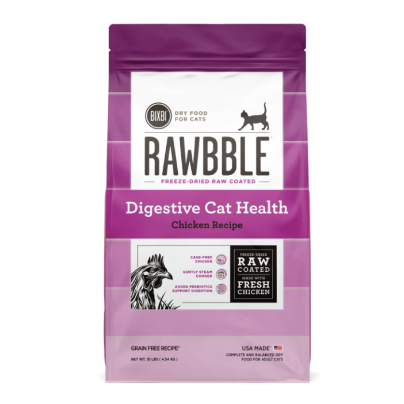 BIXBI - Cat - Dry - Rawbble - Chicken - Digestive Health - 3lb
