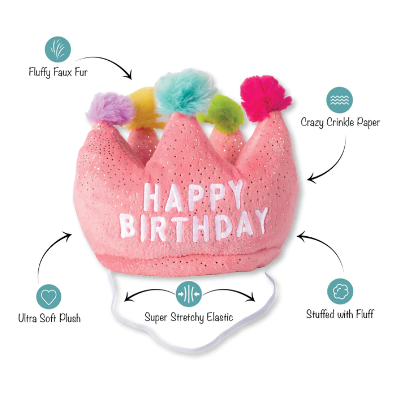 Fringe Studio - Dog - Toy - Birthday - Wear & Play - If The Crown Fits