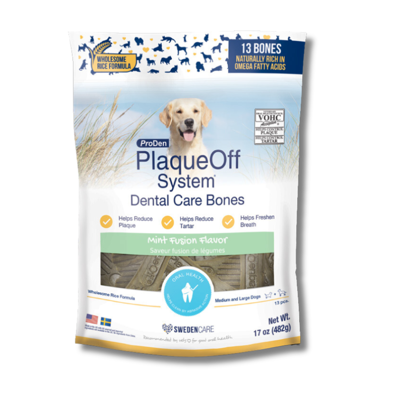 Plaque Off - ProDen - Dental Care Bones - Fusion - Mint