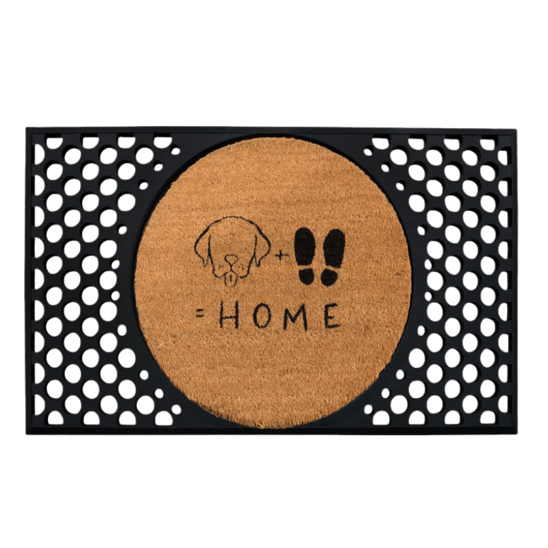 4 Cats & Dogs - Convertible Mat - Dog + Feet = Home (Frame Included)