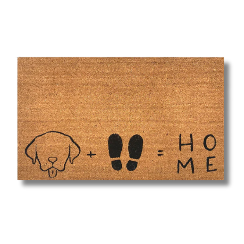 4 Cats & Dogs - Door Mat - Refill - Dog + feet = Home