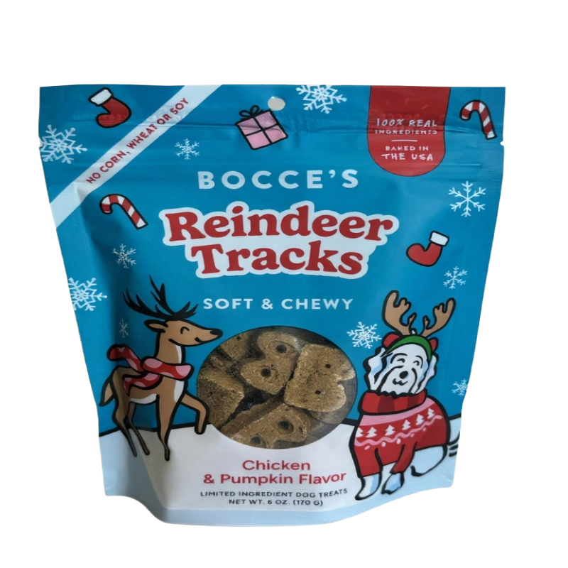 Bocce's Bakery - Soft & Chewy - Reindeer Tracks - 6oz