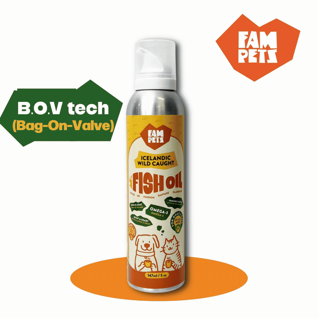 Fam-Pets - Icelandic Wild Caught Fish Oil - 147ml (Spray)