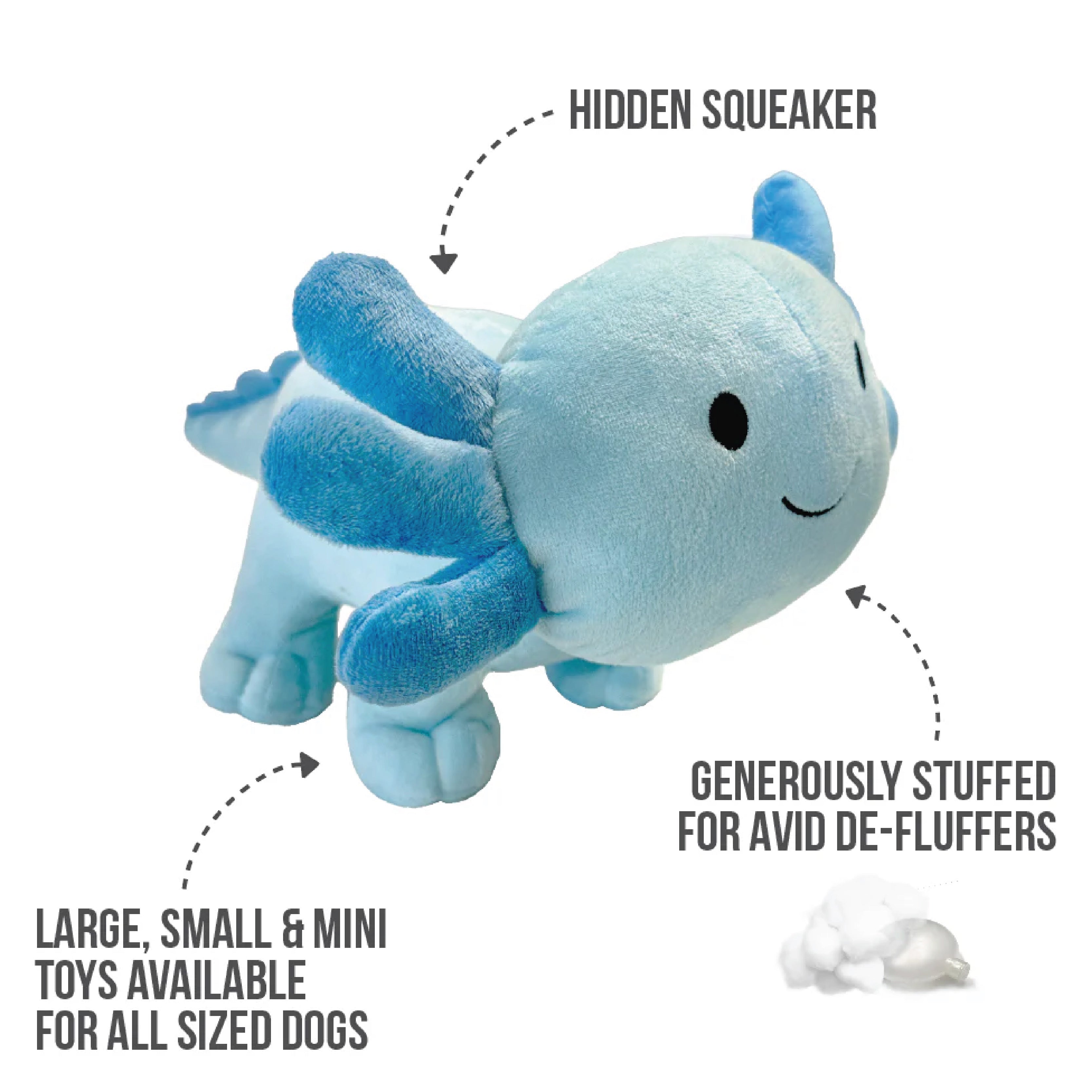 FoufouBRANDS - Axolotl Plushie