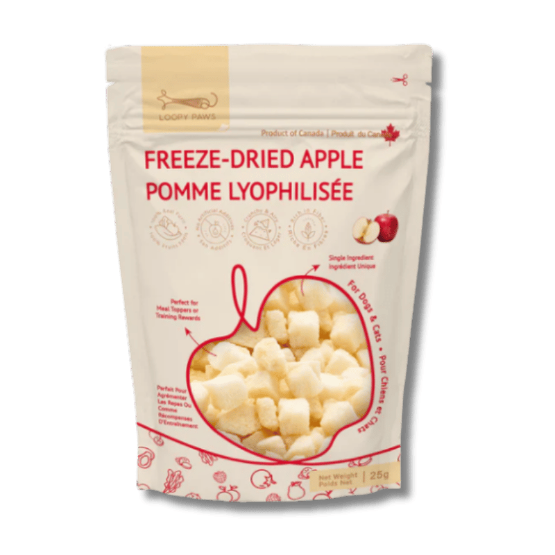 Loopy Paws - Treats - Freeze-Dried - Fruity Crunchy - Apple - 25g
