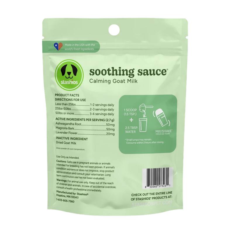 Stashios - Soothing Sauce - Goat Milk - Calming