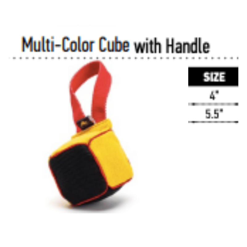 DOGLINE - Toy - Multi-Color - Cube with Handle