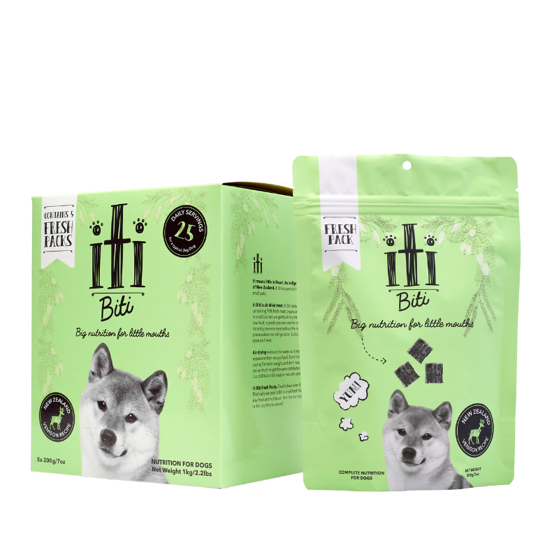 iTi - Dog - Air-Dried - Venison - Pouches (5 x 200g)