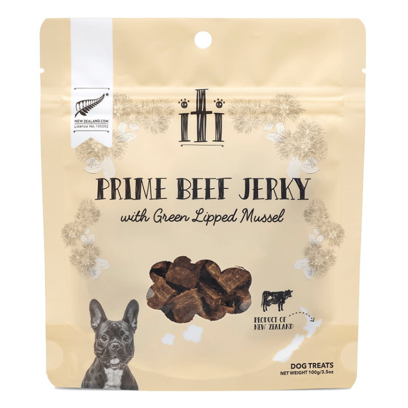iTi - Treats - Air-Dried - Prime Beef Jerky with Green Lipped Mussel