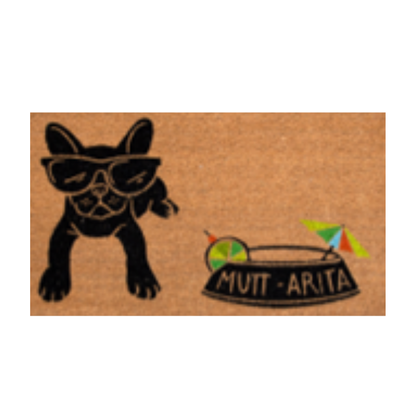 4 Cats & Dogs - Door Mat - Summer - Muttarita - Dog