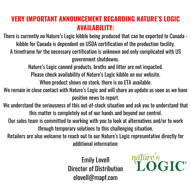 Nature's Logic - Dog - Distinction - Pork