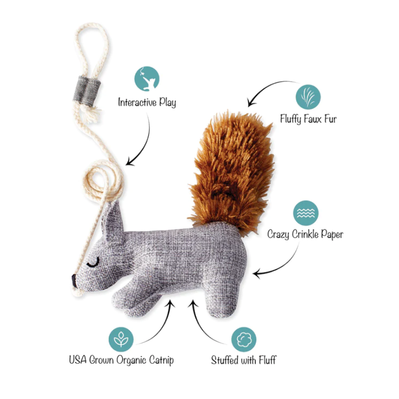 Fringe Studio - Cat - Toy - Catnip - Teaser - One Tuff Nut