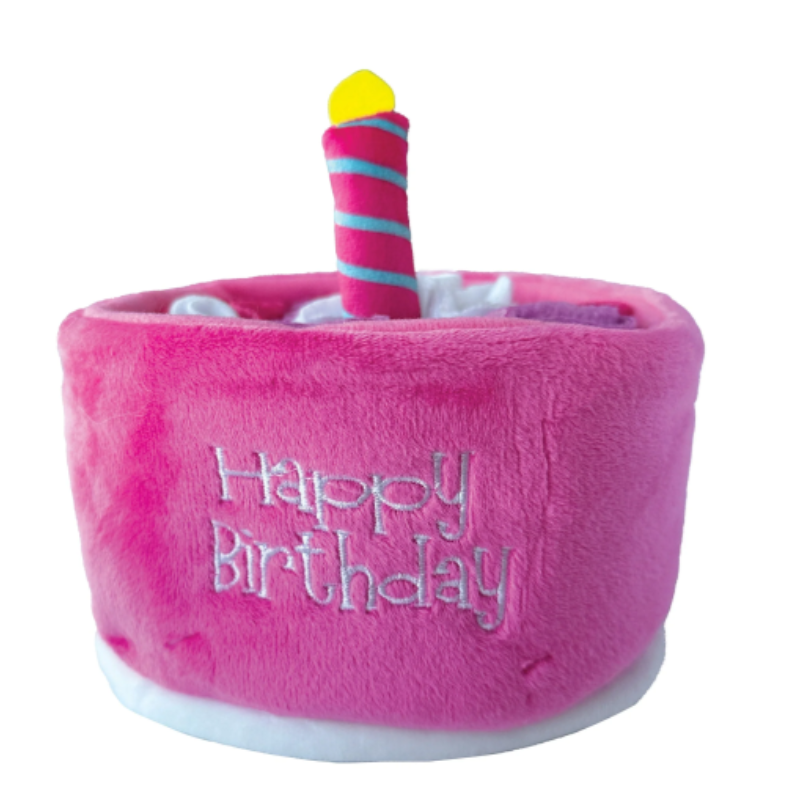 FoufouBRANDS - Snuffle - Hide'n Seek - Birthday Cake - Pink