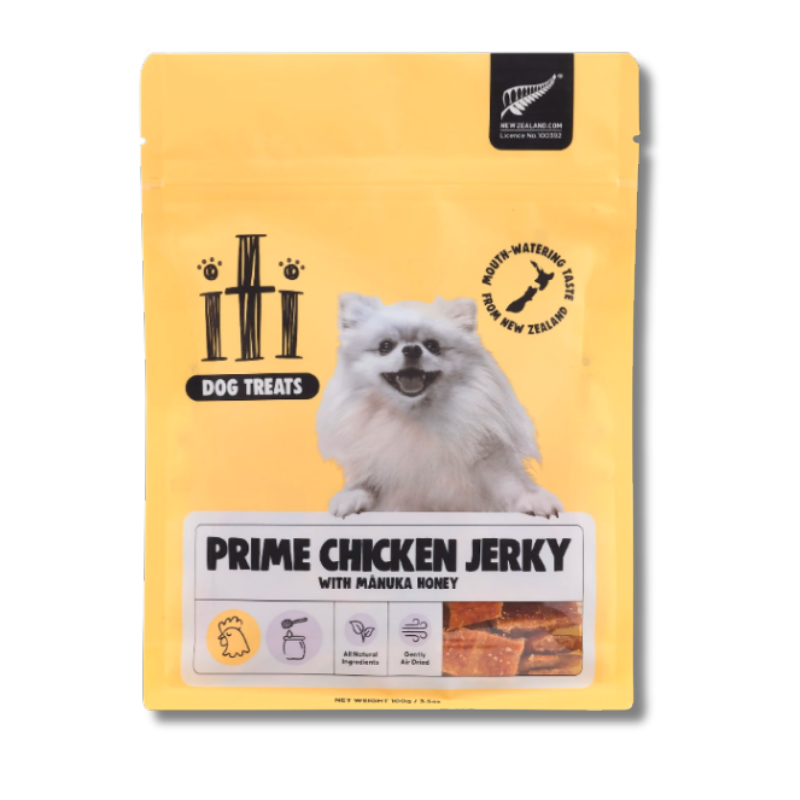 iTi - Treats - Air-Dried - Prime Chicken Jerky with Manuka Honey