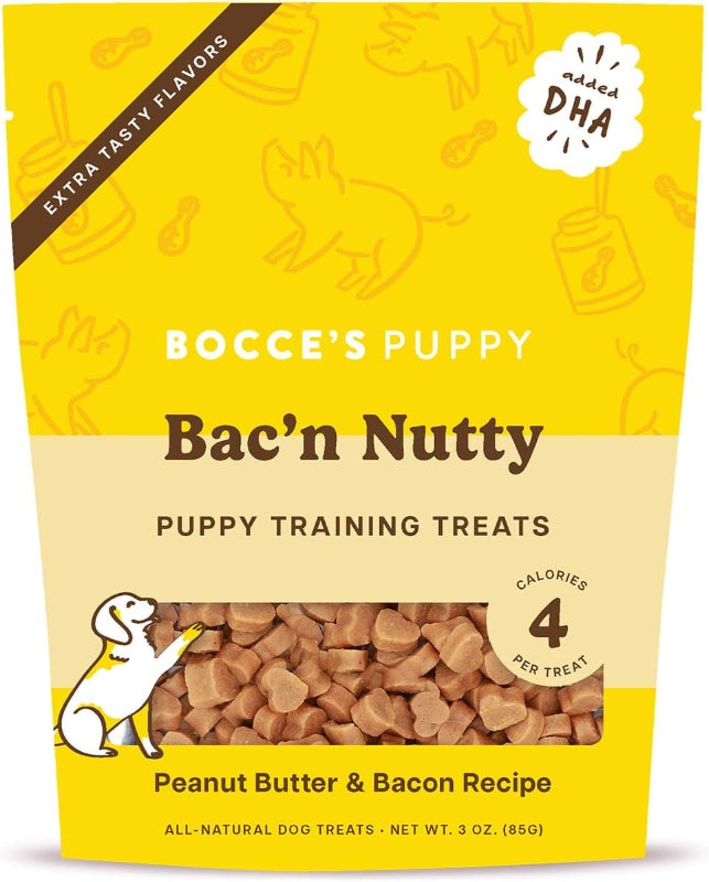 Bocce's Bakery - Training Bites - Bac'N Nutty - Puppy - 3oz