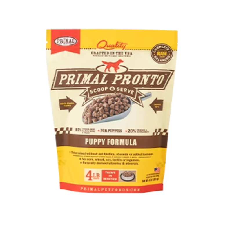 Primal Canine Pronto Puppy Formula 4lbs