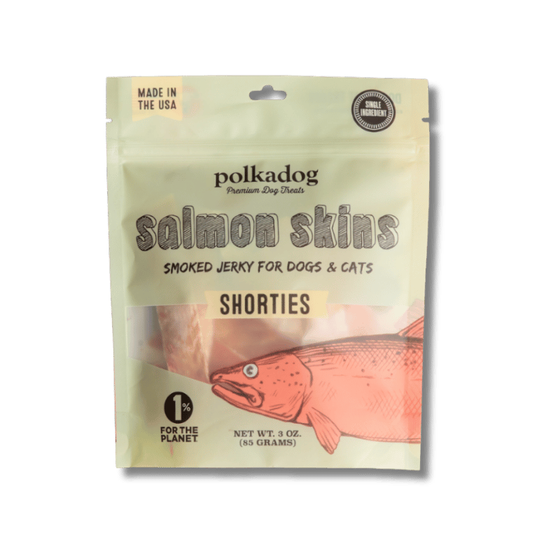 polkadog - Pouch - Salmon Skin Jerky - 3oz