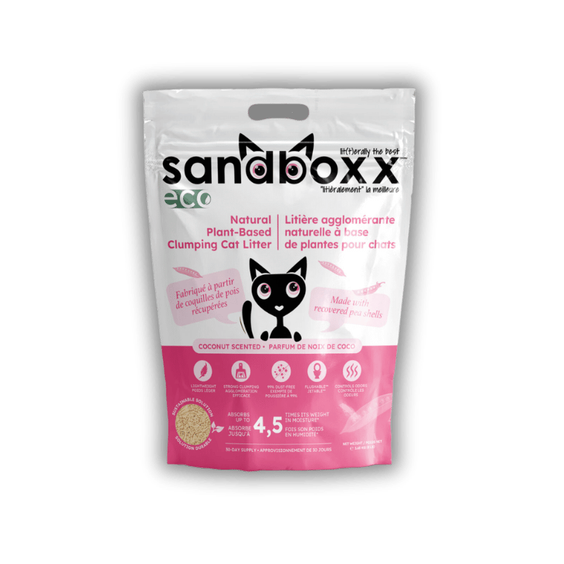 sandboxx - Eco Plant Clumping Cat Litter - Coconut Scented - 3.65kg