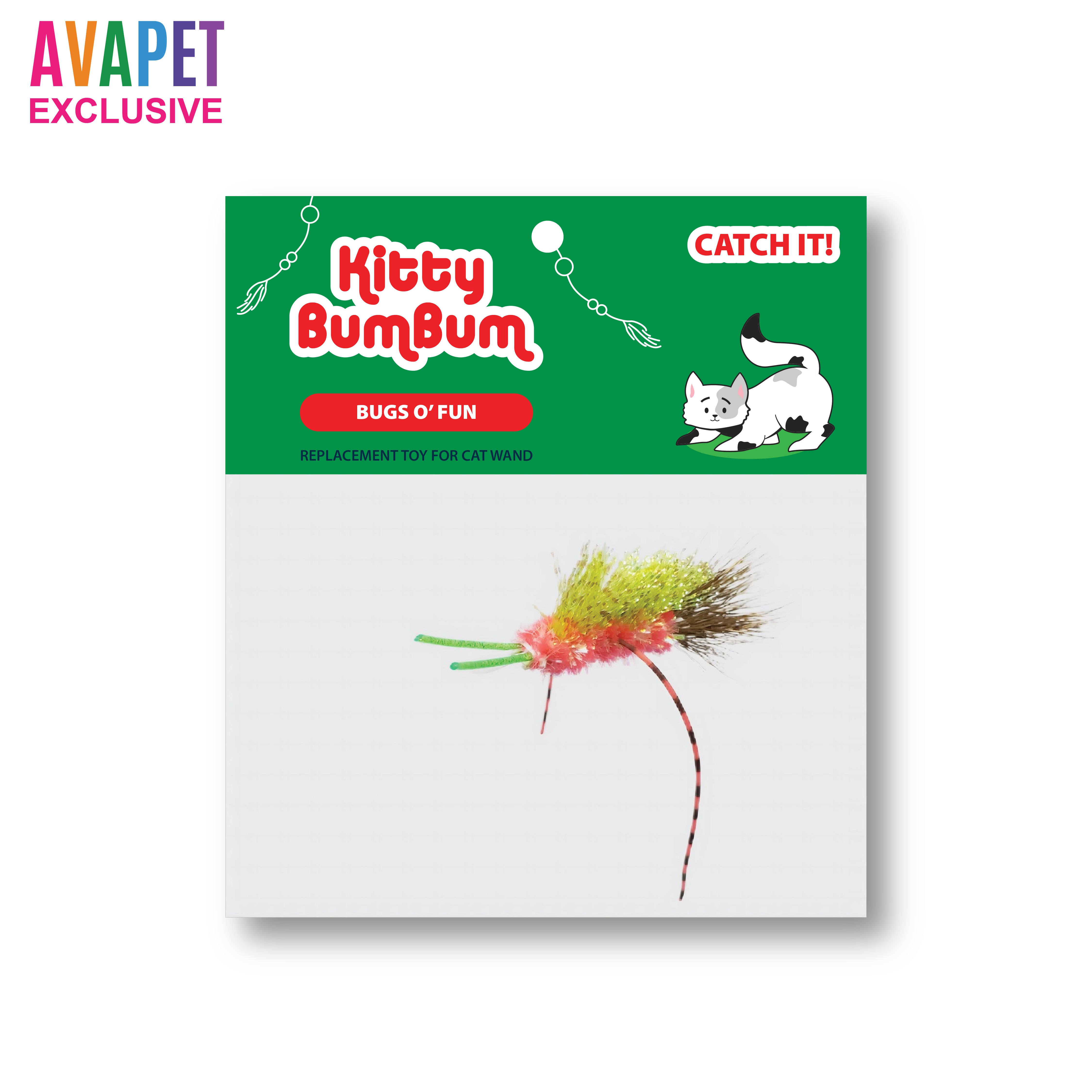 Kitty Bum Bum - Bugs O' Fun Crawling Insect - Cat Toy