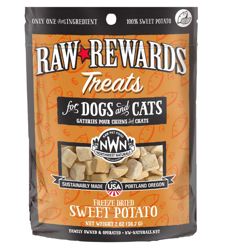 Northwest Naturals - Treats - Freeze-Dried - Sweet Potato - 2oz