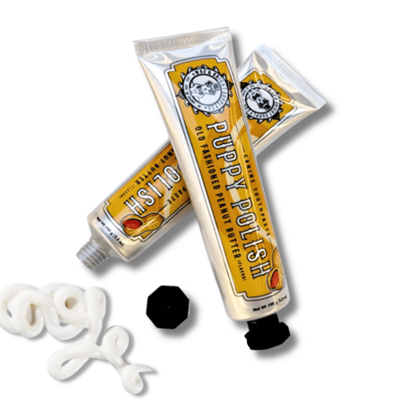 Wag & Bright - Puppy Polish - Natural Canine Toothpaste - Old Fashioned Peanut Butter